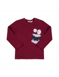 CAMISETA M/L BOLSILLO MONSTRUO