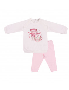 CONJUNTO LEGGINGS ROSA HORA...