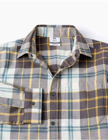 CAMISA CUADROS CORCHETES