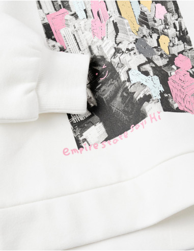 ZIPPY SUDADERA PERCHADA CITY