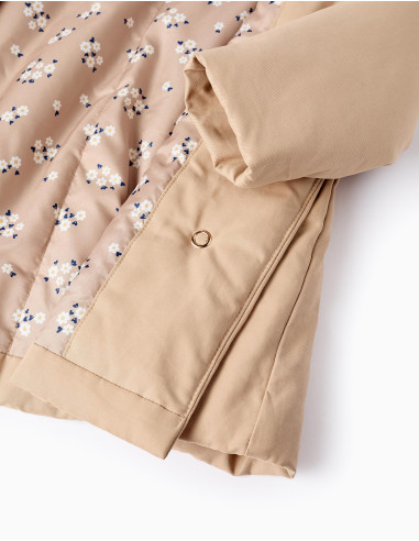PARKA ACOLCHADA BEBÉ CÁMEL