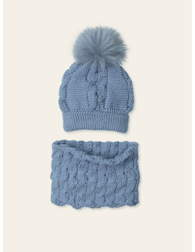 CONJUNTO GORRO Y CUELLO familia ACUNAR