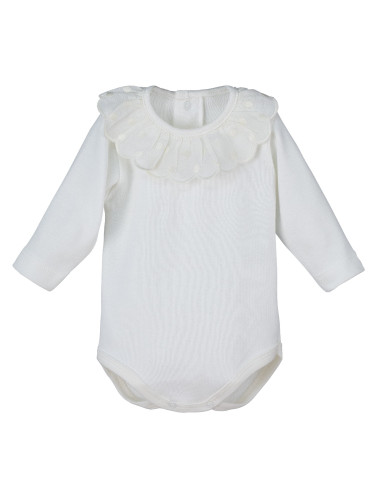 BODY CON CUELLO BORDADO PUNBIG