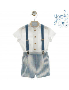 CONJUNTO BEBÉ CON TIRANTES...