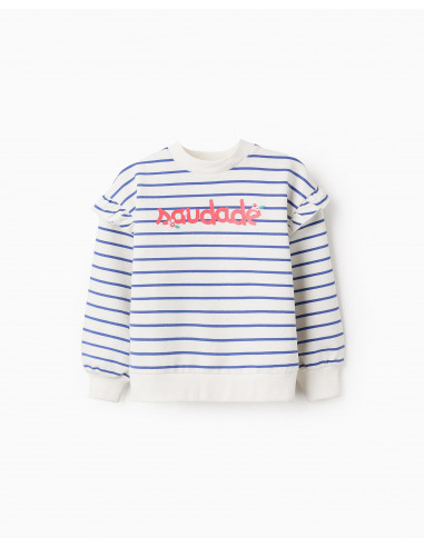 ZIPPY SUDADERA RAYAS marineras niña...