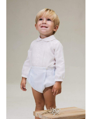 CONJUNTO ORGANZA BAUTIZO NIÑO