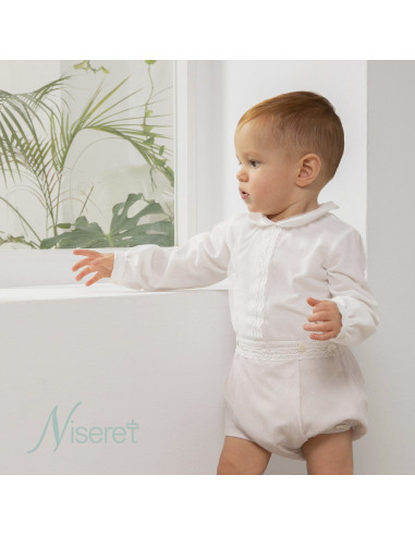 CONJUNTO BAUTIZO NIÑO ORGANZA