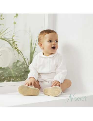 CONJUNTO BAUTIZO NIÑO ORGANZA
