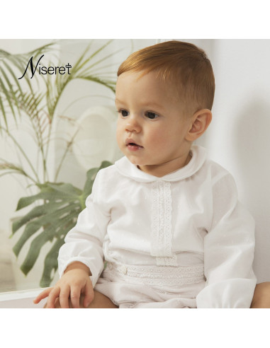 CONJUNTO BAUTIZO NIÑO ORGANZA