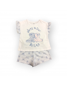 PIJAMA CORTO NIÑA STICH