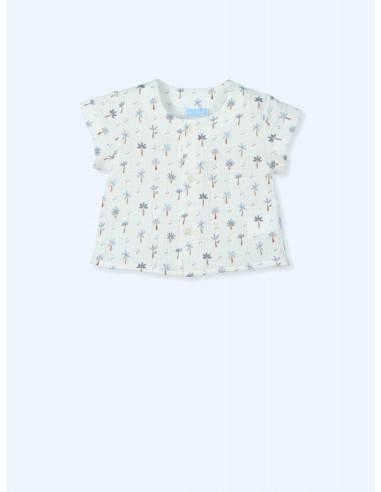BLUSA PALMERAS familia EXOTIC