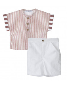 CONJUNTO BERMUDA RAYAS...