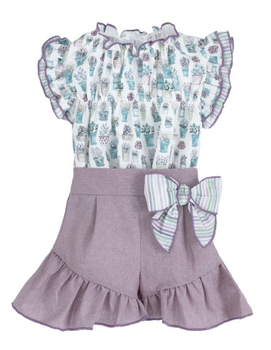 CONJUNTO NIÑA MACETAS familia SAVU