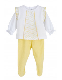 CONJUNTO POLAINA AMARILLO...
