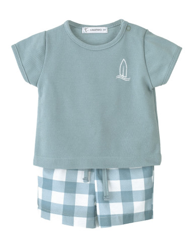 CONJUNTO PLAYERO CUADROS