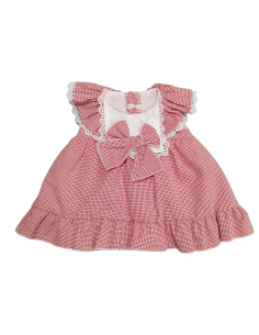 VESTIDO VICHY ROJO LAZADA