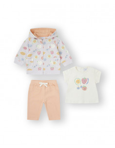 CHÁNDAL 3P VERANO NIÑA FRUITS