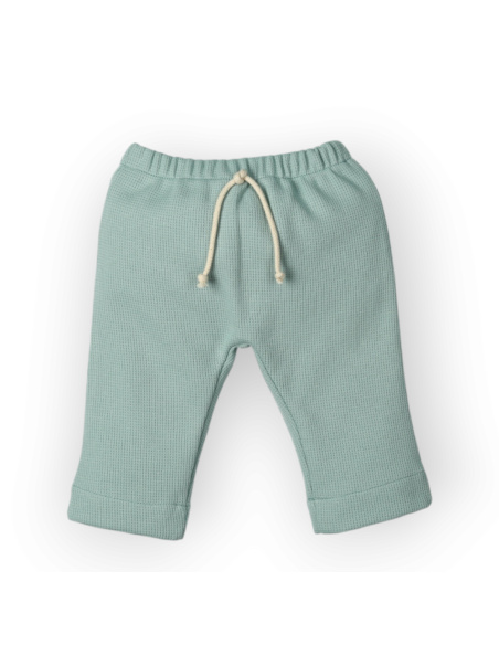 PANTALÓN PIQUÉ ALGODÓN MINT