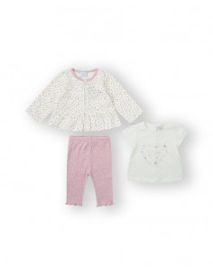 CHÁNDAL BEBÉ 3PZAS MINI FLEURS