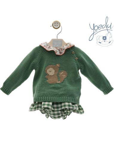YOEDU CONJUNTO RANITA NIÑA ARDILLA