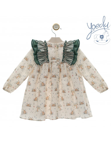 YOEDU VESTIDO INFANTIL familia ANGORA
