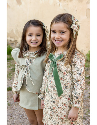 VESTIDO flores BISE