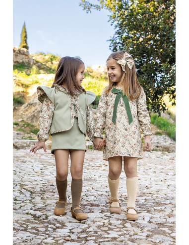 VESTIDO flores BISE