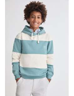 SUDADERA felpa capucha RAYAS