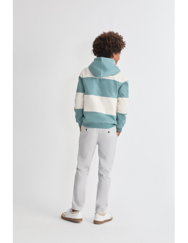 SUDADERA felpa capucha RAYAS