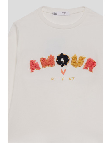 CAMISETA manga larga niña AMOUR