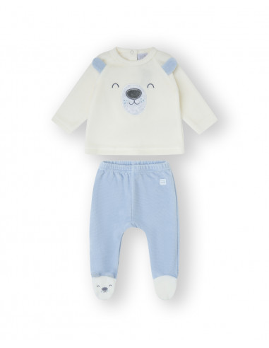 CONJUNTO POLAINA tundosado recién OSO