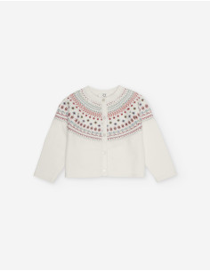 CHAQUETA bebé niña BLANCA...