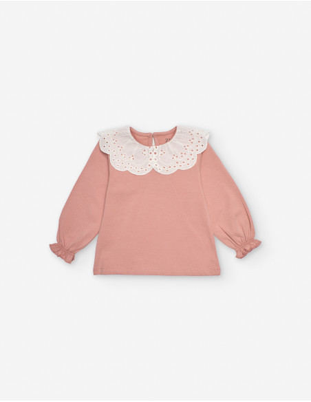 CAMISETA manga larga CUELLO BABY DOLL