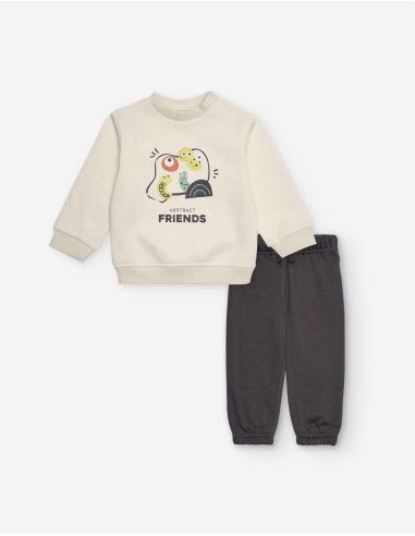 CHÁNDAL FELPA bebé niño FRIENDS