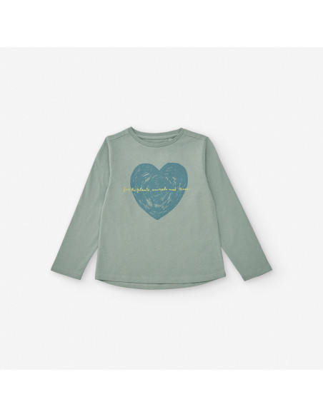 CAMISETA manga larga niña CORAZÓN WONDERS