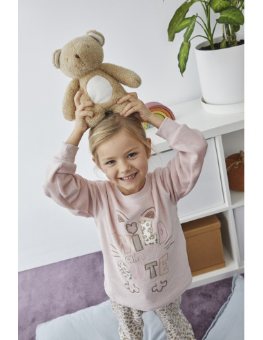 PIJAMA invierno niña WILD & CUTE