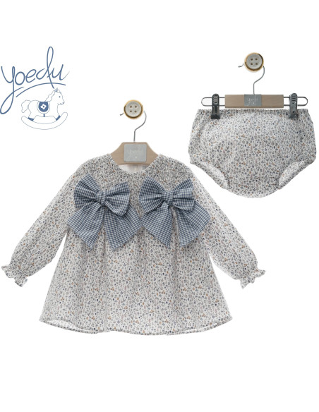VESTIDO BEBÉ con braguita familia SEDA