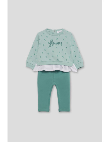 CONJUNTO LEGGIGNS felpa FLOWERS