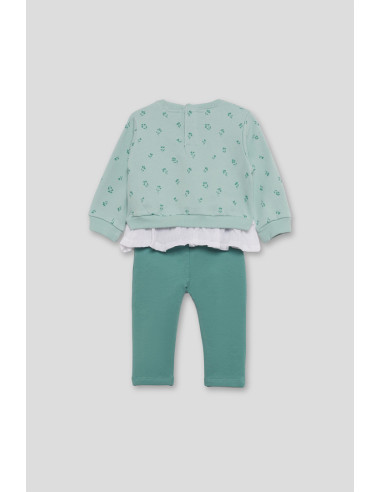 CONJUNTO LEGGIGNS felpa FLOWERS