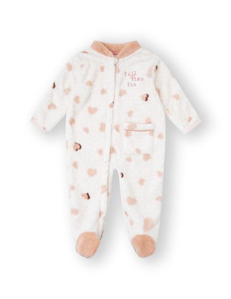 PIJAMA pelele coralina CORAZONES