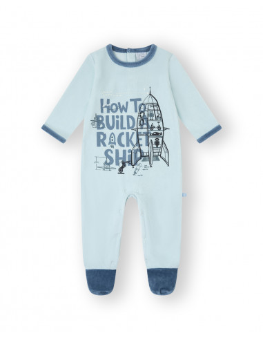 PIJAMA pelele tundosado ROCKET