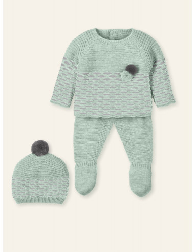 CONJUNTO POLAINA invierno POMPOM MOON