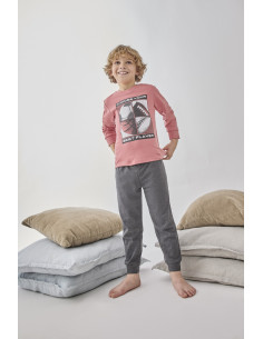 PIJAMA algodón sin felpa...