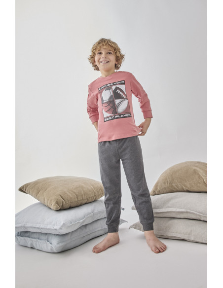 PIJAMA algodón sin felpa PLAYER