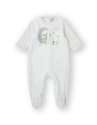 PIJAMA entero tundosado ERIZO