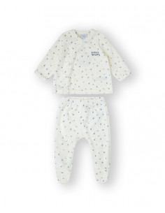 CONJUNTO tundosado con pie...