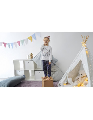 PIJAMA invierno niña STARS