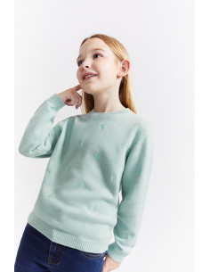 JERSEY verde agua niña...