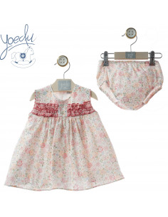 VESTIDO bebé flores familia...