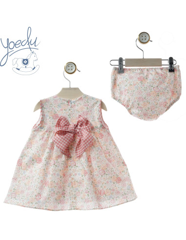 VESTIDO bebé flores familia MAYÓLICA